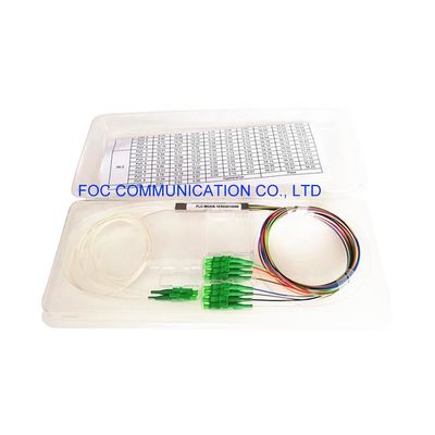 LC APCのコネクターとのFTTX 1×8繊維PLCのディバイダー1650nm CATV