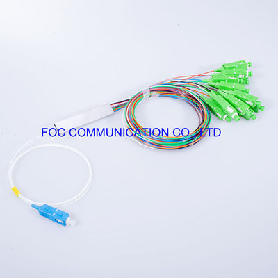 電気通信ネットワーク繊維PLCのディバイダーLSZH 1x8 SC APCのコネクター低いPDL