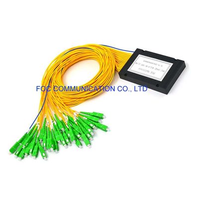 SC APC 1×32 FTTXの光ファイバーのディバイダーのABSモジュールのタイプ低いPDL