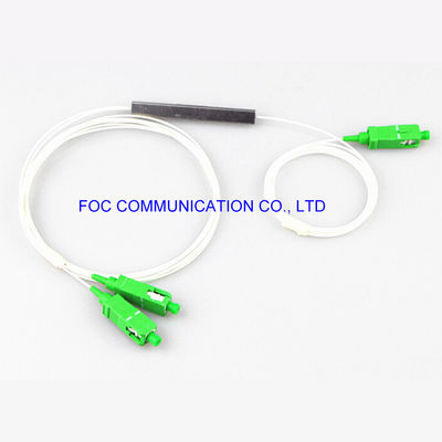 CATVシステムSC APC Ftth Plcのディバイダー1*2のマイクロ鋼鉄管G657A