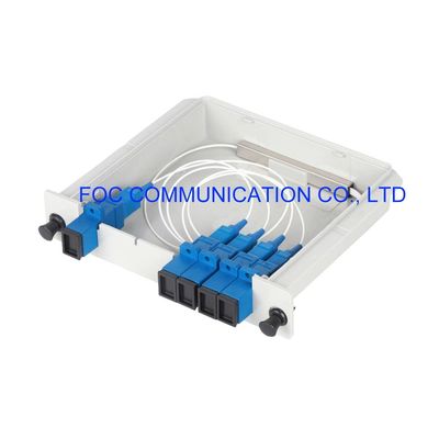 高い均等性1×4低いPDL PLC繊維カセットSC UPC 1260nm