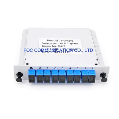 1650nm FTTX CATV CWDM繊維PLCのディバイダーSC UPC 1×8低いPDL