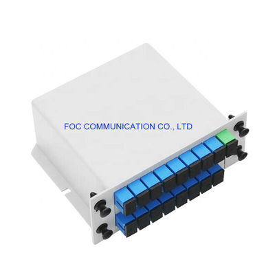 SC UPC 1650nm光ファイバーPLCのディバイダー1×16 1.5dBの均等性
