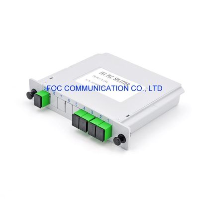 FTTXシステムDWDM CWDM繊維PLCカセットSC APC 1×4 Plcのディバイダー