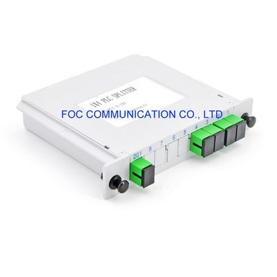 FTTXシステムDWDM CWDM繊維PLCカセットSC APC 1×4 Plcのディバイダー