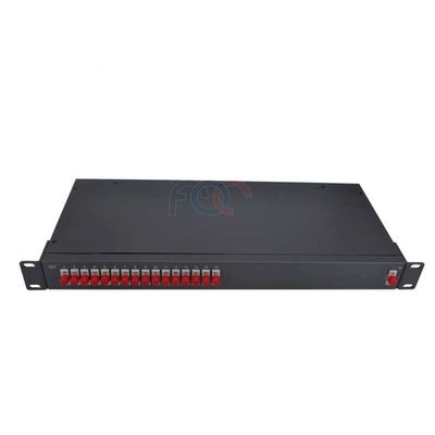 1x16ラック マウントPLCのディバイダーFC UPCの単一モードG657Aの光ファイバーのディバイダー